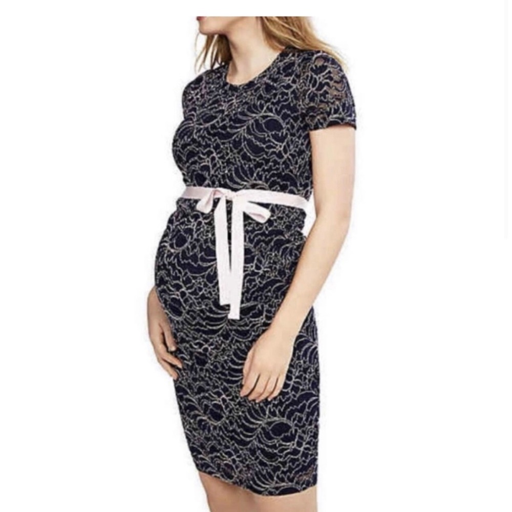 Motherhood Maternity gender reveal lace size medium